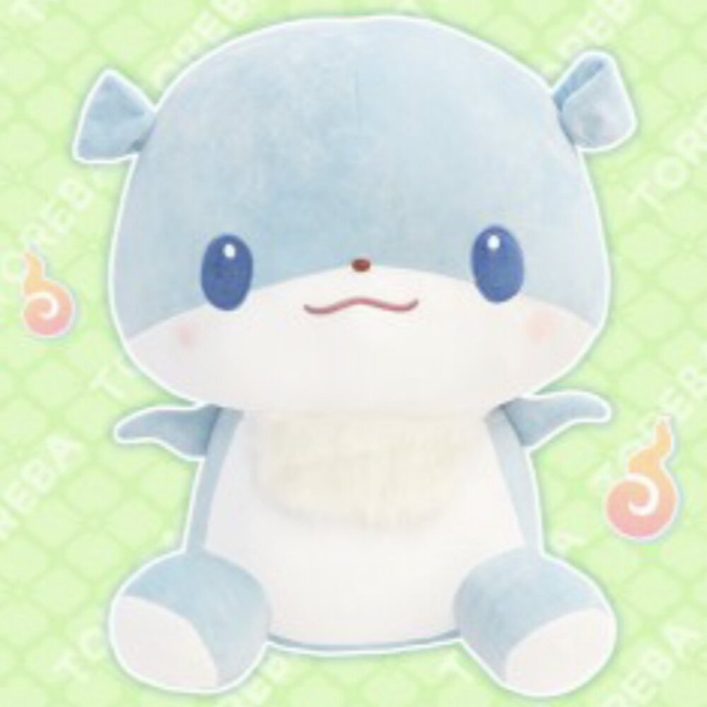 New Toreba Cute Giant Blue Demon Yamabiko Plush 48cm Japan Exclusive